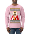 Put Christ Back In Christmas Ugly Christmas Sweater Mens Long Sleeve Shirt