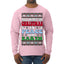 All I Want For Christmas Is Peace on Earth  Ugly Christmas Sweater Mens Long Sleeve Shirt