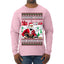 Overtime Hours Rich Men North of Richmond Ugly Christmas Sweater Mens Long Sleeve Shirt