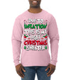 Due To Inflation This Is My Ugly Christmas Sweater Ugly Christmas Sweater Mens Long Sleeve Shirt