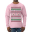 Feliz Navidad Bichota Ugly Christmas Sweater Mens Long Sleeve Shirt