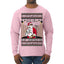 Santa Claus In My Christmas Era Xmas Ugly Christmas Sweater Mens Long Sleeve Shirt