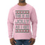 This Is As Jolly As I Get, Funny Humor, Ugly Christmas Sweater Mens Long Sleeve Shirt