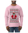 Big Nick Energy, Funny Humor, Ugly Christmas Sweater Mens Long Sleeve Shirt