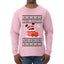 This Santa Loves going down, Funny dirty Humor, Ugly Christmas Sweater Mens Long Sleeve Shirt