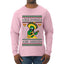 Feliz Navidad Mis Amigos!, Ugly Christmas Sweater Mens Long Sleeve Shirt