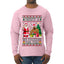 Here's A Big Package For You Santa Christmas Sweater, Ugly Christmas Sweater Mens Long Sleeve Shirt