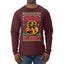 Strike First Strike Hard No Mercy Xmas Ugly Christmas Sweater Mens Long Sleeve Shirt