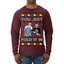 You Just Fold It In Funny Enchilada Moira David TV Sitcom Ugly Christmas Sweater Mens Long Sleeve Shirt