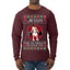 Jesus the Ultimate Deadlifter Funny Ugly Christmas Sweater Mens Long Sleeve Shirt