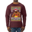 I Have A Big Package Meme Barry Wood Ugly Christmas Sweater Mens Long Sleeve Shirt