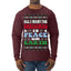 All I Want For Christmas Is Peace on Earth  Ugly Christmas Sweater Mens Long Sleeve Shirt