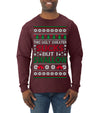 This Ugly Sweater Sucks But I Swallow Ugly Christmas Sweater Mens Long Sleeve Shirt