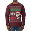 Where My Ho's At? Ugly Christmas Sweater Mens Long Sleeve Shirt