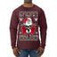 Try That In A Small Town Christmas Ugly Christmas Sweater Mens Long Sleeve Shirt