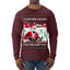 Overtime Hours Rich Men North of Richmond Ugly Christmas Sweater Mens Long Sleeve Shirt