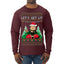 Let's Get Lit Clark Vacation Ugly Christmas Sweater Mens Long Sleeve Shirt