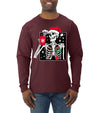When You're Dead Inside But It's Christmas Christmas Mens Long Sleeve Shirt
