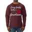 Every Family Needs a Stable Foundation Christmas Mens Long Sleeve Shirt