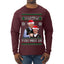 Beginning To Look Like You Miss Us Trump Carlson 24 Ugly Christmas Sweater Mens Long Sleeve Shirt