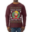 Fudge Around And Find Out Story Ugly Christmas Sweater Mens Long Sleeve Shirt