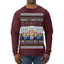 Merry Christmas and a MAGA New Year 2025 Ugly Christmas Sweater Mens Long Sleeve Shirt