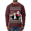 Put the Cookies Down Make America Healthy Again RFK Ugly Christmas Sweater Mens Long Sleeve Shirt