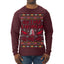 Now I Have a Machine Gun Ho Ho Ho Nakatomi Die Hard McClane Classic 80s Xmas Movie Ugly Christmas Sweater Mens Long Sleeve Shirt