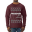 Freedom, Charlie Kirk Political Activist, Right Wing, Ugly Christmas Sweater Mens Long Sleeve Shirt