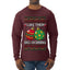 Big and Bobbing, Funny Ugly Christmas Sweater Unisex Mens Long Sleeve Shirt