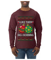 Big and Bobbing, Funny Ugly Christmas Sweater Unisex Mens Long Sleeve Shirt