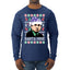 Santa Mike Michael Scott The Office Ugly Christmas Sweater Mens Long Sleeve Shirt