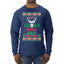 Have A Holly Jolly Christmas Ugly Christmas Sweater Mens Long Sleeve Shirt
