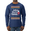 Jolliest Bunch of Assholes Xmas Movie Ugly Christmas Sweater Mens Long Sleeve Shirt