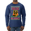 Strike First Strike Hard No Mercy Xmas Ugly Christmas Sweater Mens Long Sleeve Shirt