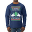 Merry Christmas Bitches Ugly Christmas Sweater Mens Long Sleeve Shirt