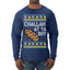 Challah At Ya Boy Ugly Christmas Sweater Mens Long Sleeve Shirt