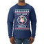 Out Here Looking Like A Snack Cookie Ugly Christmas Sweater Mens Long Sleeve Shirt
