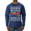 Cousin Eddie Merry Christmas Shitter's Full Ugly Christmas Sweater Mens Long Sleeve Shirt