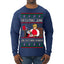 I'm Eating Junk and Watching Rubbish 90s Movie Ice Cream Ugly Christmas Sweater Mens Long Sleeve Shirt