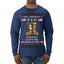This Christmas RED Remember Everyone Deployed Veteran Ugly Christmas Sweater Mens Long Sleeve Shirt