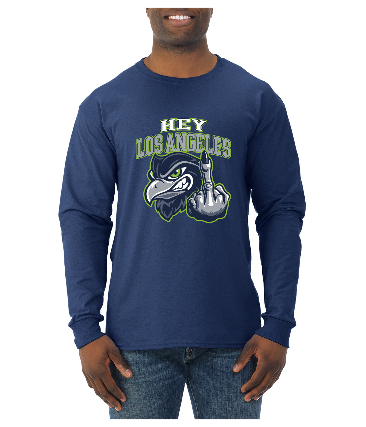Wild Bobby Seattle Fan | SEA Fantasy Football Sports Sweater, Unisex Mens Long Sleeve Shirt