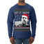 Hunter Let It Snow Biden Ugly Christmas Sweater Mens Long Sleeve Shirt
