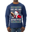 Friday Hood Santa  Ugly Christmas Sweater Mens Long Sleeve Shirt