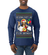 Gonna Party Like It's My Birthday Jesus Ugly Christmas Sweater Mens Long Sleeve Shirt