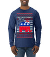 I'm Dreaming Of A Right Christmas Republican GOP  Ugly Christmas Sweater Mens Long Sleeve Shirt