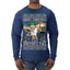 Merry Christmas Shitter's Full Ugly Christmas Sweater Mens Long Sleeve Shirt