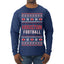 City of Houston HOU American Football Fantasy Fan Ugly Christmas Sweater Unisex Crewneck Sweatshirt