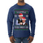 Beginning To Look Like You Miss Us Trump Carlson 24 Ugly Christmas Sweater Mens Long Sleeve Shirt