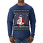 Santa Claus In My Christmas Era Xmas Ugly Christmas Sweater Mens Long Sleeve Shirt